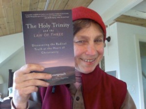 Cynthia with Holy Trinity book